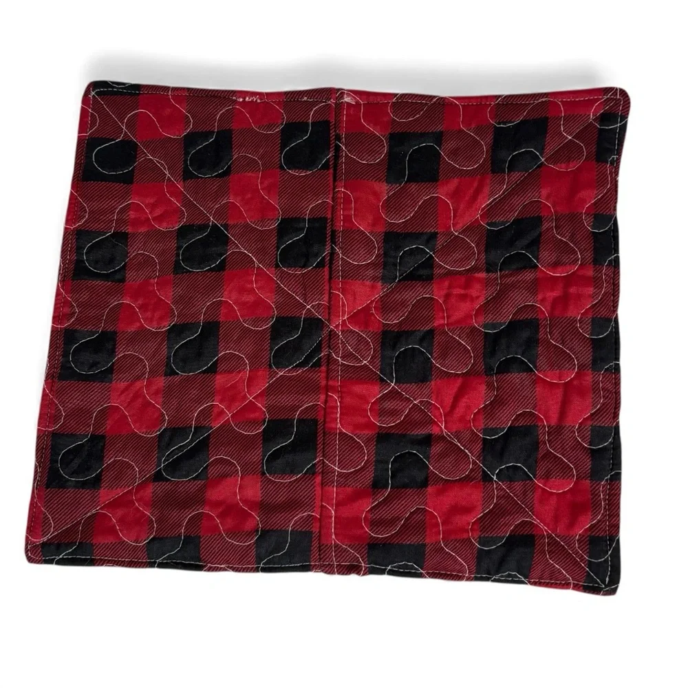 Handmade Christmas Buffalo Check Quilted Hot Pad‎ | 3-Pack | 9